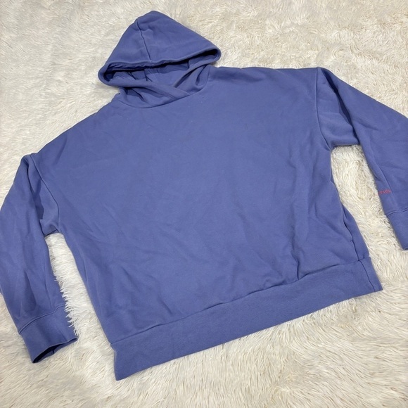 Fabletics Eco Go-To Pocket Hoodie in Bellflower Purple Woman’s Size Small - Picture 7 of 15